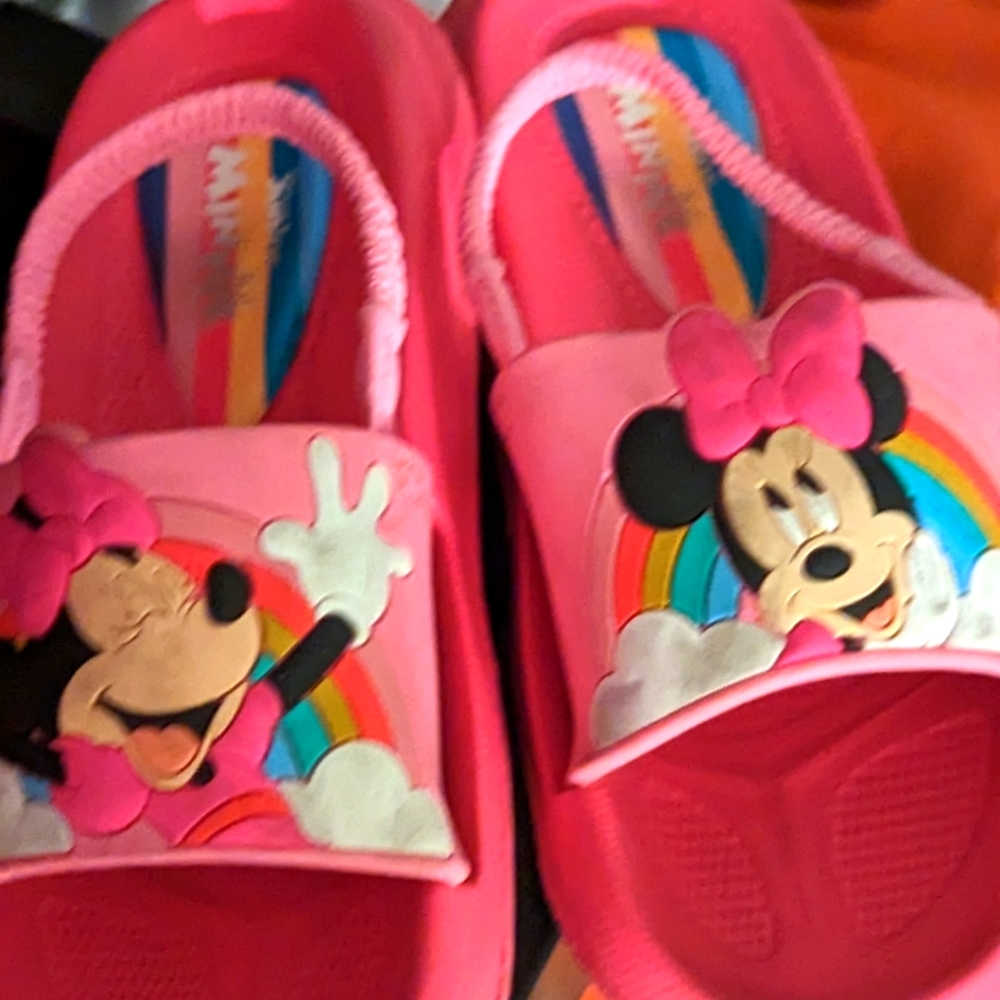 Mini mouse toddler girl slides